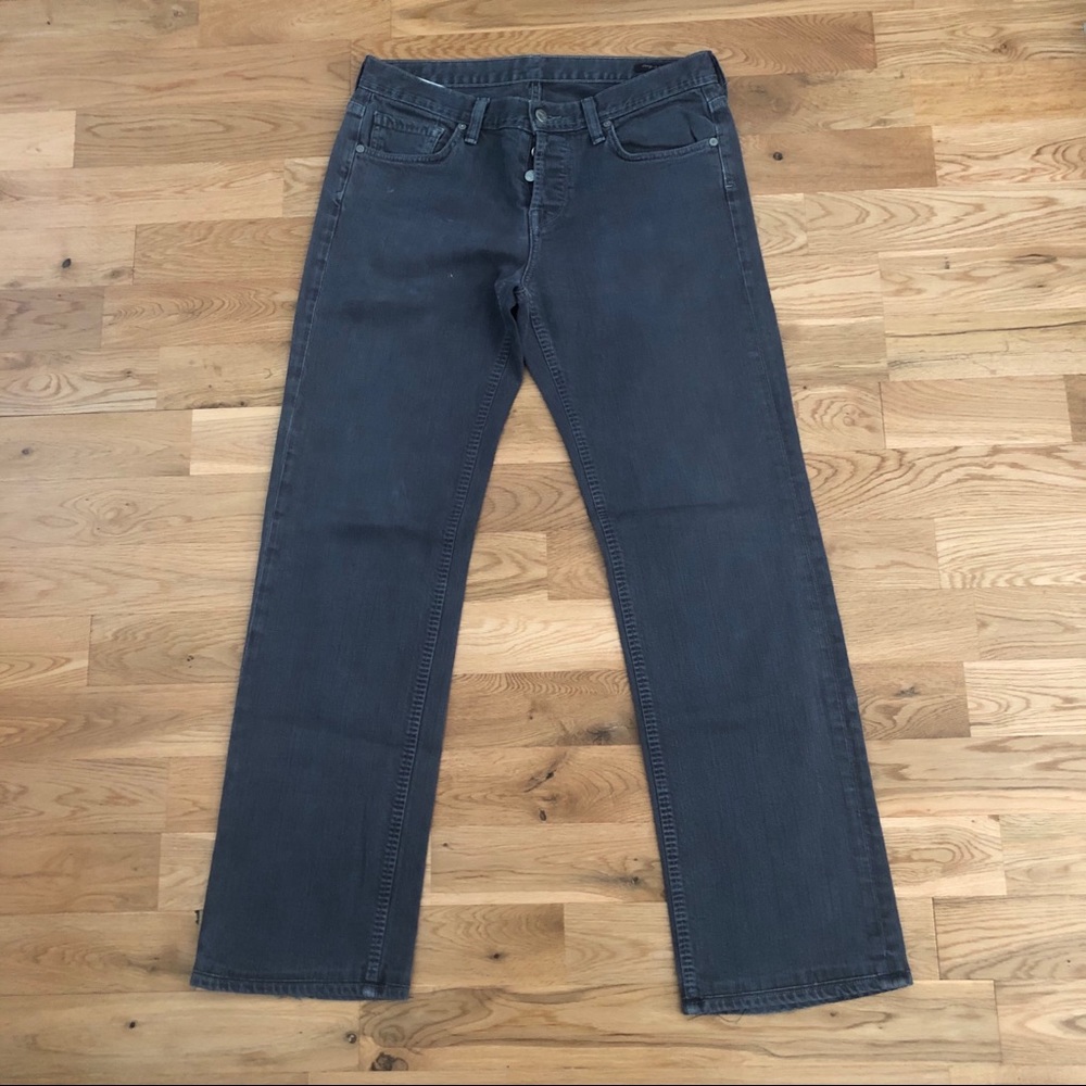 Citizens Of Humanity Straight Leg Gray Denim Jeans